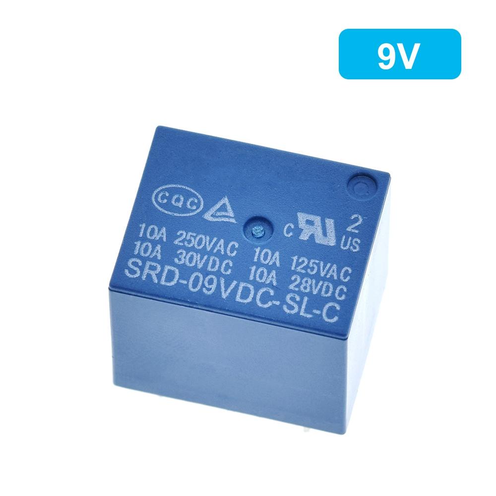 1/3 шт. Реле SRD-03VDC-SL-C SRD-05VDC-SL-C SRD-06VDC-SL-C SRD-09VDC-SL-C SRD-12VDC-SL-C 3В 5В 6В 9В 12В 24В 48В 10А 250В AC 5-контактные