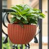 Wall Hanging Flower Pot Basket Vase Plastics Hydroponic Home Garden DIY Decorations