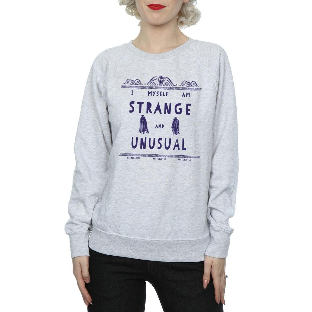 Beetlejuice Womens/Ladies Strange And Unusual Sweatshirt