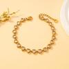 Любовь к циркону Нержавеющая сталь Простой Популярный Браслет Легкая Роскошь Позолоченные Украшения