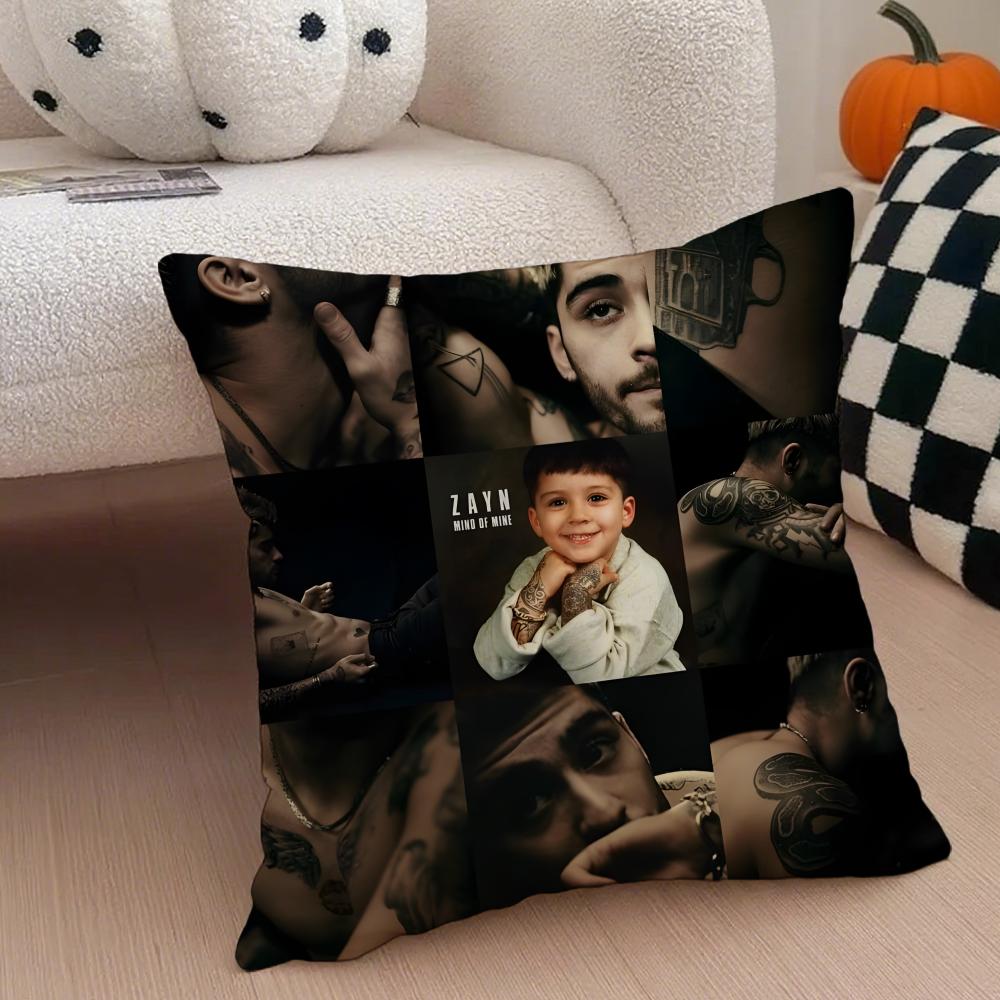Чехол на подушку с изображением певца Z-Zayn Malik, наволочка из льна, мягкая, дышащая, защитная, для декора дивана и комнаты