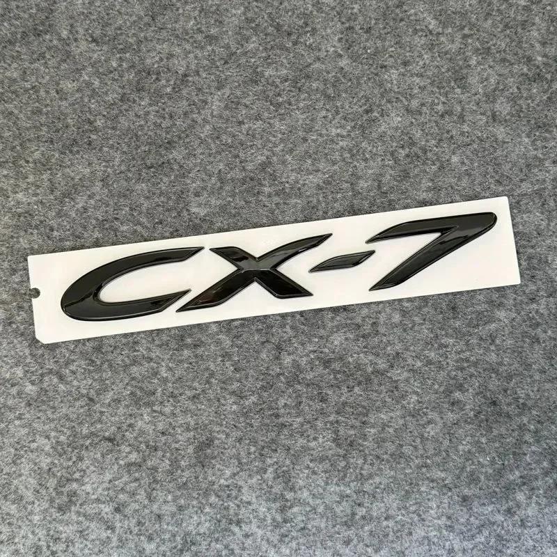 3D ABS CX-4 CX-5 Car Letter Badge Logo Trunk Decorative Sticker For Mazda 2 3 6 CX50 CX60 CX30 CX7 CX90 Demio black Accessories wcgvh11