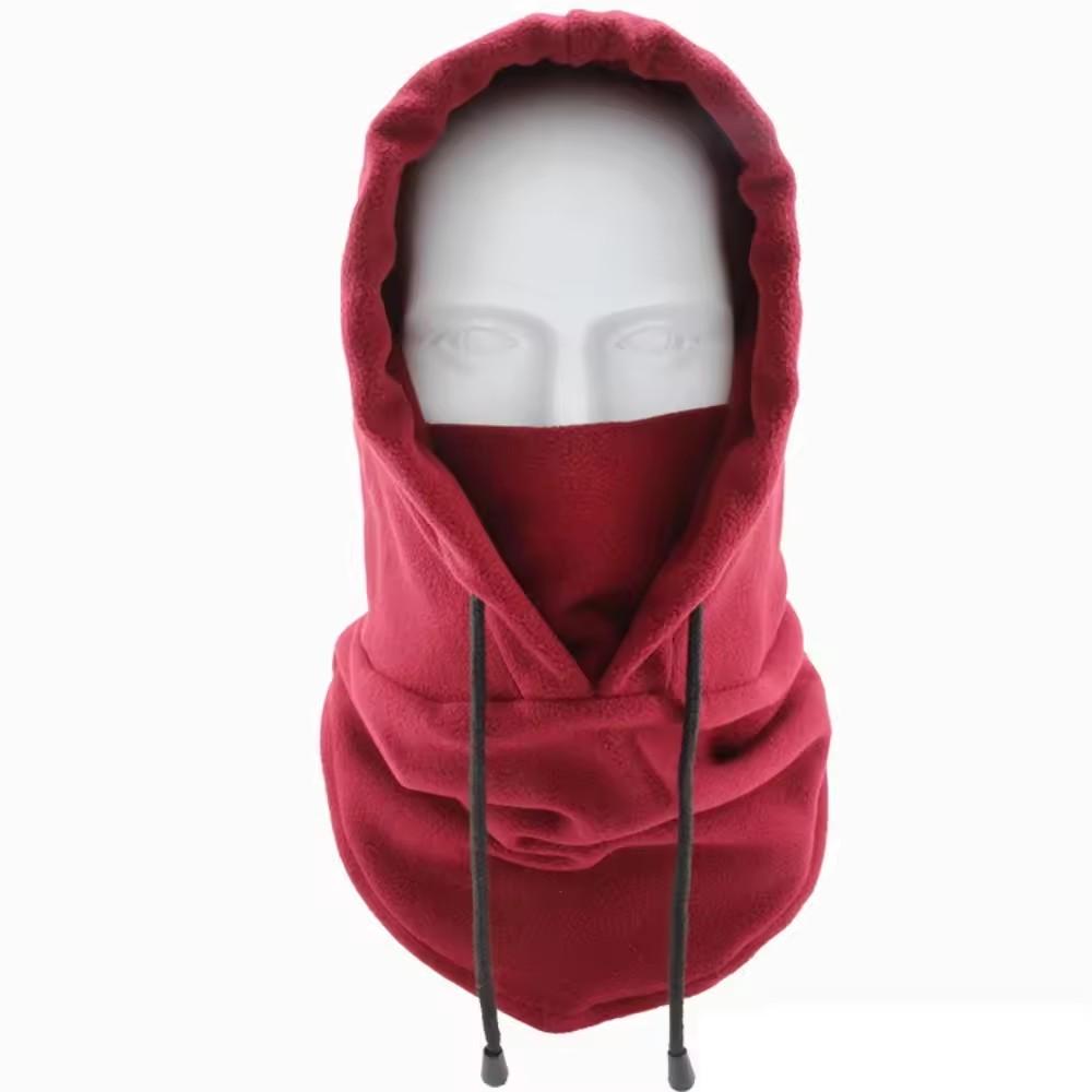 Winter Balaclava Hood for Unisex with Adjustable Drawstring Windproof Mask Full Face Ski Mask Hat Men's Hat Scarf Accessories