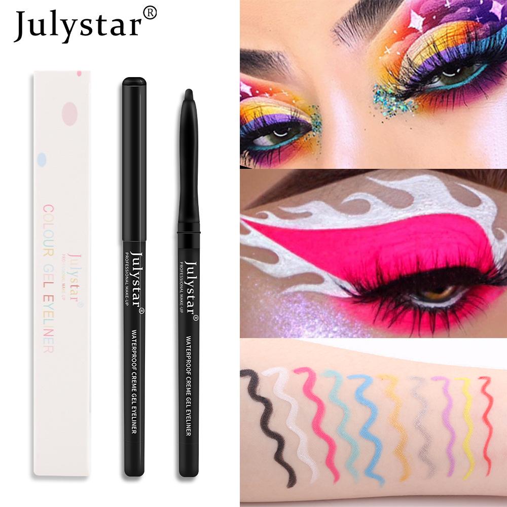 JULYSTAR Водостойкий и не размазывающийся белый лайнер для глаз стойкий натуральный цвет лайнер-ручка партия
