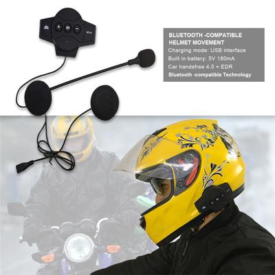 Прочные наушники для шлема BT10, голосовое управление, ABS с микрофоном