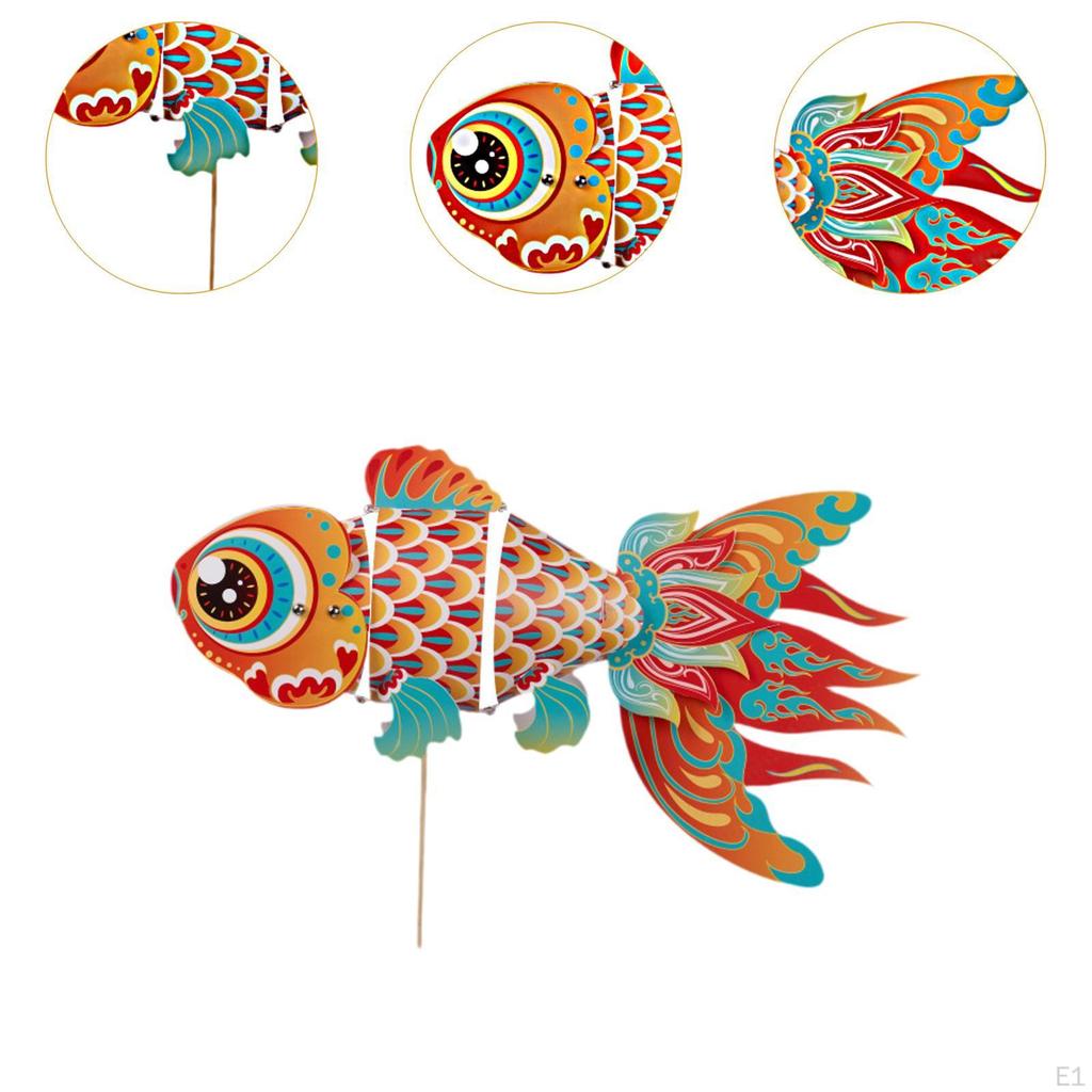 Материал для изготовления фонаря Праздничное украшение Декор Орнамент Китайский стиль Лампа Бумага Кои