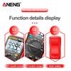Multifunctional Mini Digital Multimeter ANENG AN8009 True RMS Transistor Tester Auto-Range Automotive Capacitor High Precision Tester Temp Diode Tools