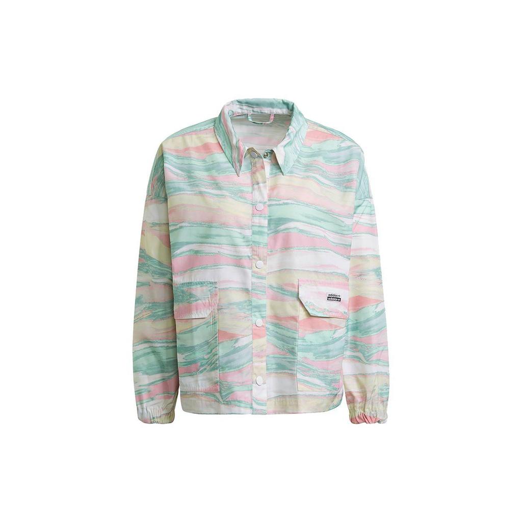 adidas Originals Спортивная куртка-поло Color Block Женские куртки Разноцветная GN4285