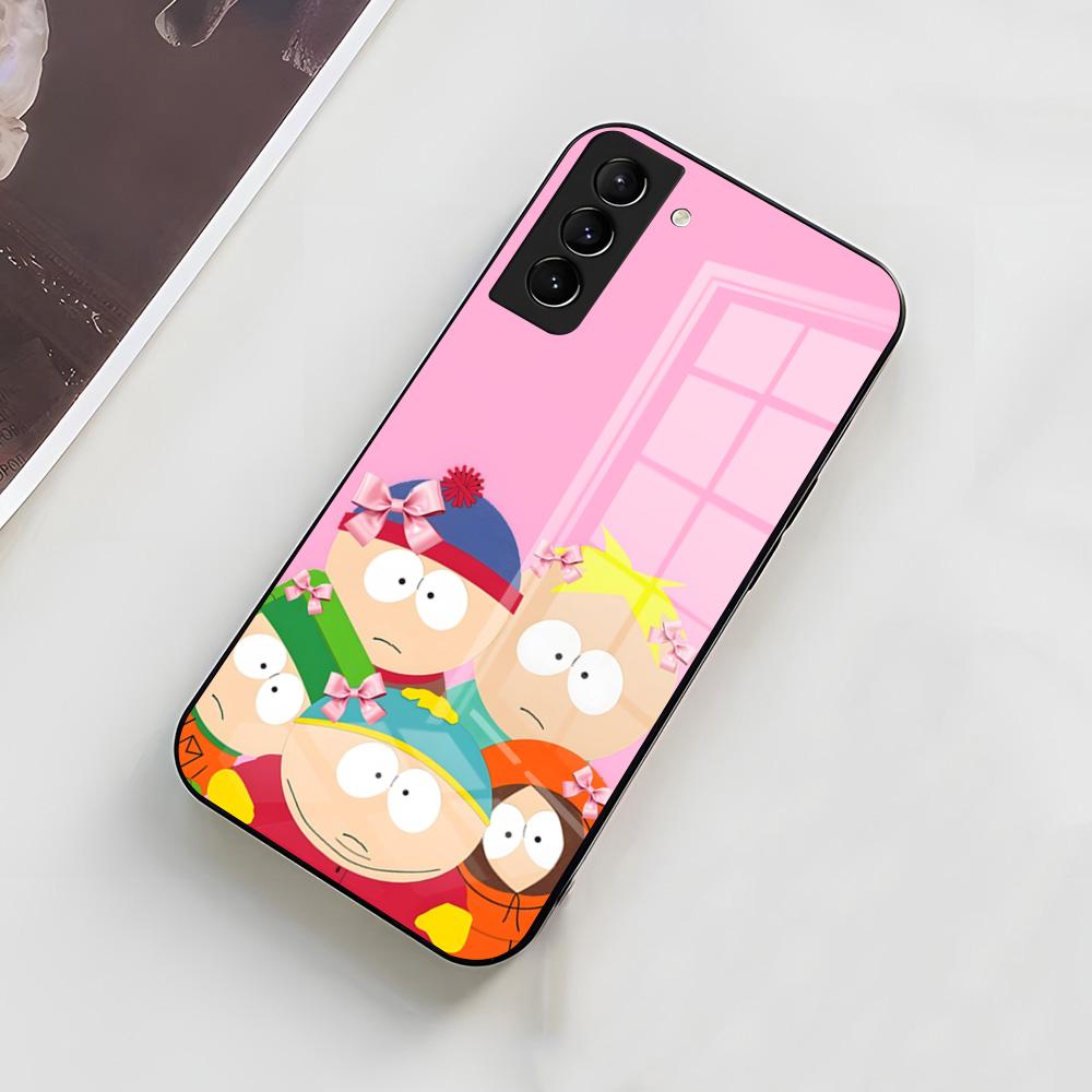 Смешной Чехол Для Телефона South Park S-South Для Samsung A56 A36 A26 A16 A15 A25 A35 A55 A14 A34 A24 A54 Стеклянный Чехол