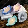 Creative Silicone Mold for Making Beautiful Shell Wave Plates and Aromatherapy Plaster Candle Holders Decoration