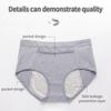 Mid Waist Pocket Physiological Panties Widened Side Leakage Prevention Women Panty Three Layers of Anti-leakage Lady Underwear Briefs