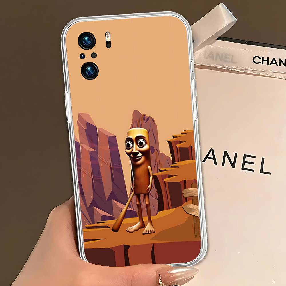 Чехол для телефона Tralaleo Tralala Tung Tung Sahur для Xiaomi 11 Redmi Note 11 5G 8T 9A 9 10T Note8Pro Note9 12SUltra Прозрачный чехол