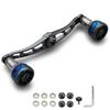HEIGHTEN Bait Reel Handle Aviation Aluminum Shimano Daiwa Abu Garcia Universal Engn Series V2.0 105/115mm (Dark Gray, V2.0-115mm) (1082)