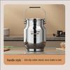 Герметичное Storage Bucket из нержавеющей стали большой емкости
