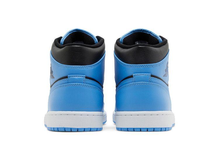 Jordan 1 Средний синий черный