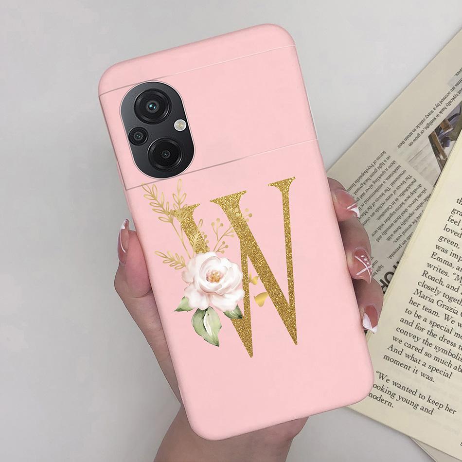 Для Xiaomi POCO M5 Чехол Роскошный Модный Силиконовый Мягкий ТПУ Задняя Панель Защитная Оболочка Телефона Для Xioami POCO M5 4G Милый Чехол с Буквами Сумки