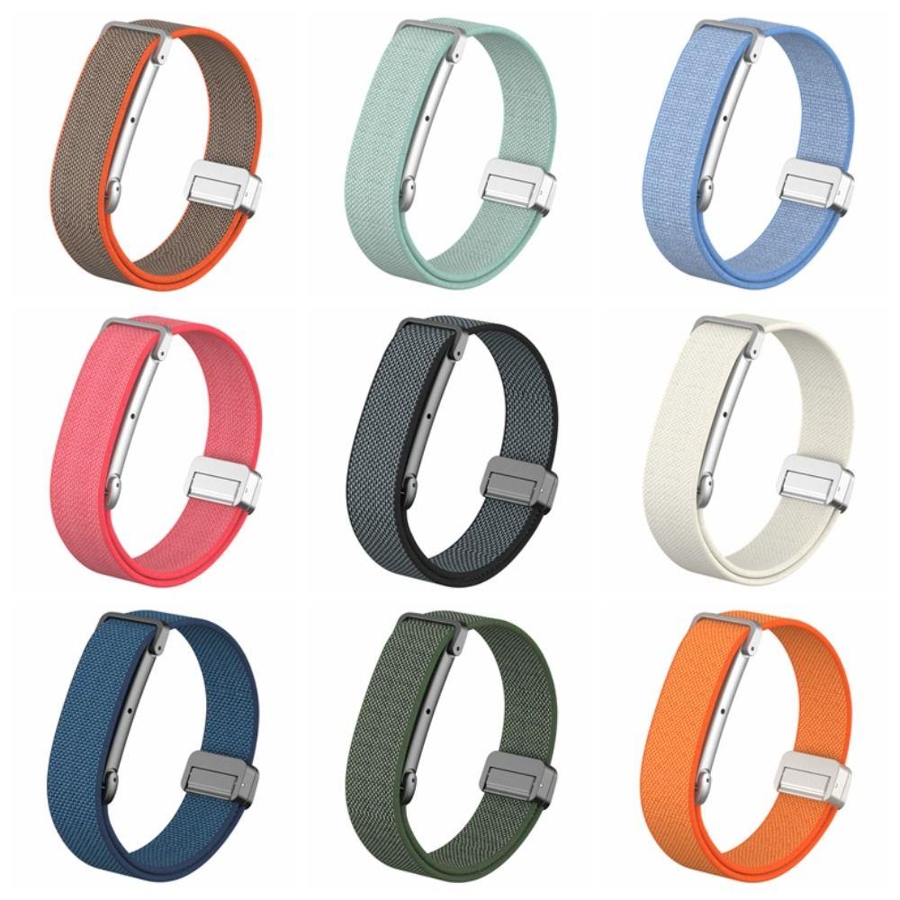Adjustable Fitness Tracker Strap Nylon Replacement Wristband for Google Fitbit Air for Men Women