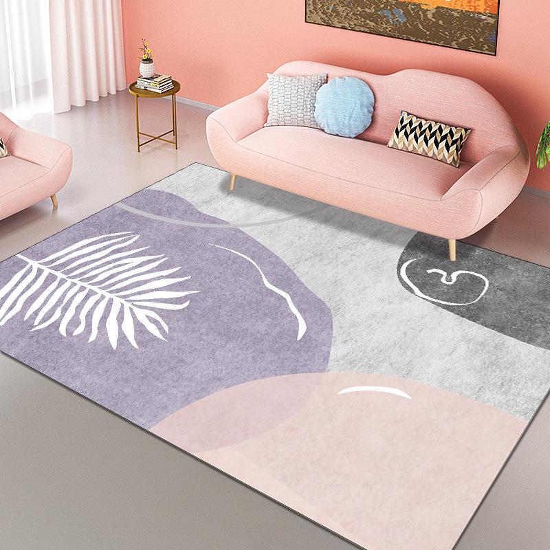 Living Room Nordic Carpet Bedroom Carpet Dirt Resistant Carpet Anti Slip Floor Mat Large-area Floor Mat