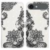 For iPhone 17 Air Case 3D Creative Pattern PU Leather Stand Phone Cover
