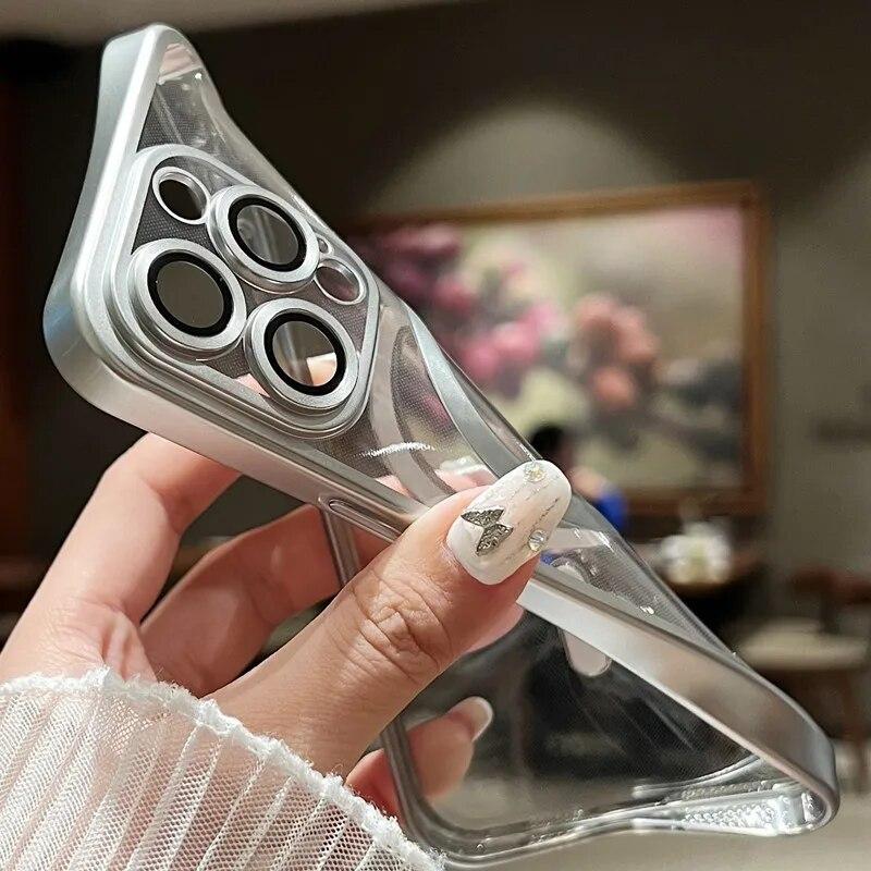 Для Magsafe модный силиконовый чехол с покрытием для iPhone 15 14 Plus 13 12 11 Pro Max, защитная крышка для линз с беспроводной магнитной зарядкой