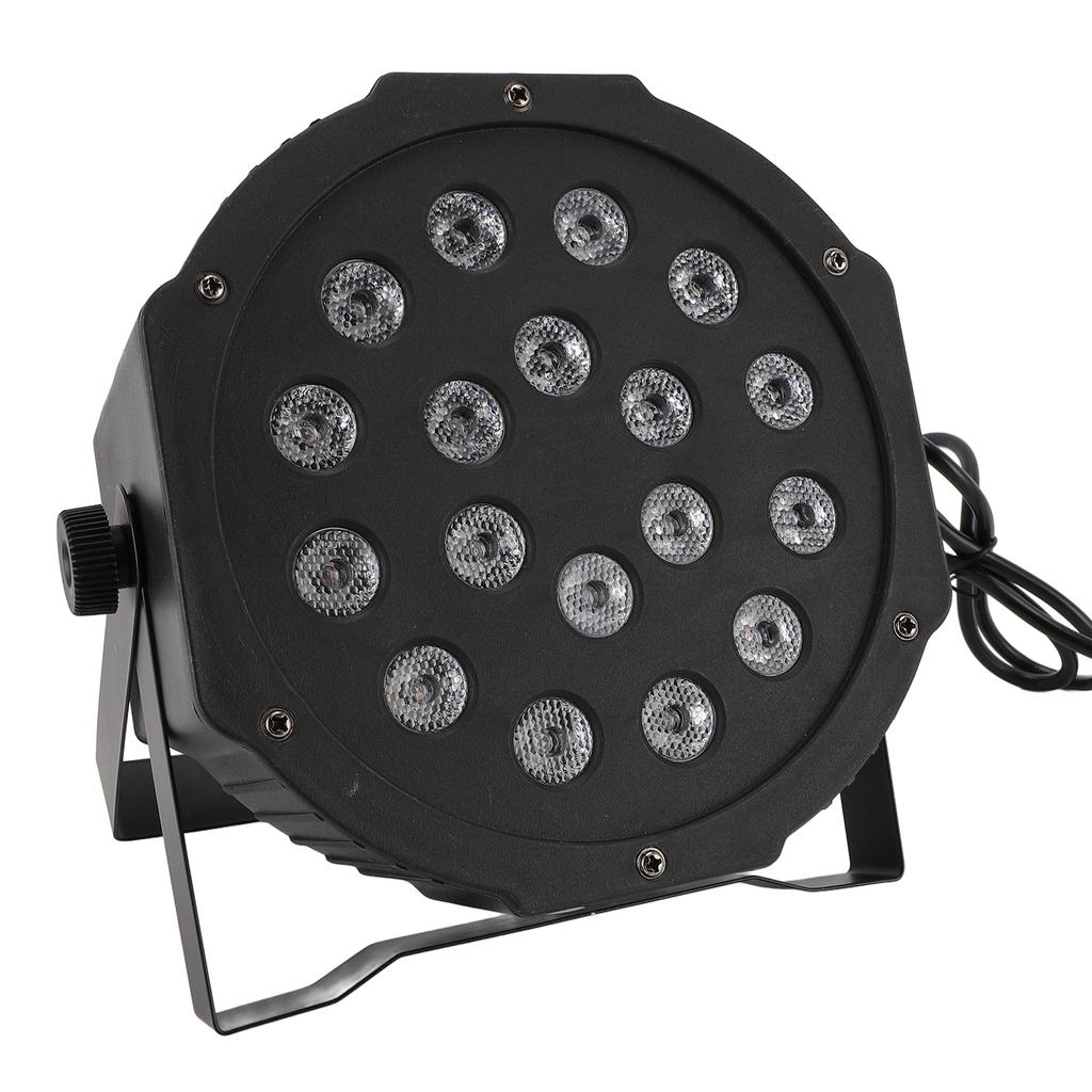 Светодиодный сценический свет 18 X 1 Вт, звуковая активация, управление DMX 512, RGB, Par Can Light для вечеринки, свадьбы, клуба