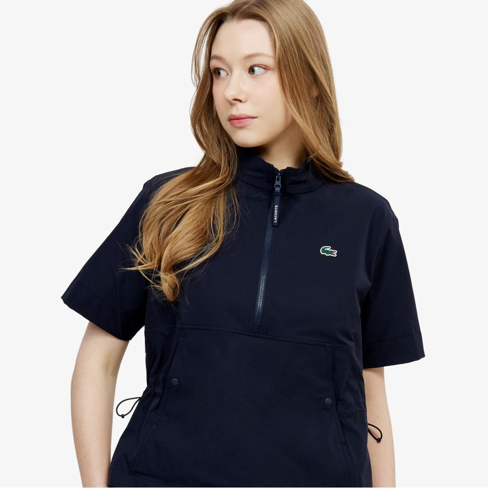 [lacoste] Women's Silhouette Short Sleeve Woven Anorak BF710E-56GHDE