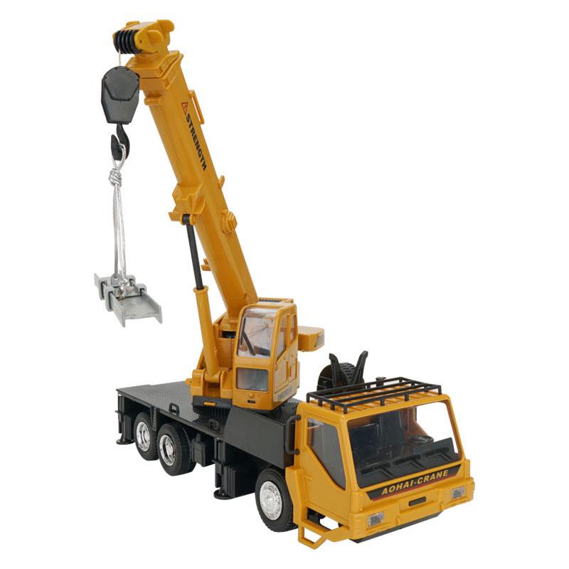1:24 10CH Simulation Crane Excavator Wireless RC Engineering Lighting Truck Chargeable RC Vehicles