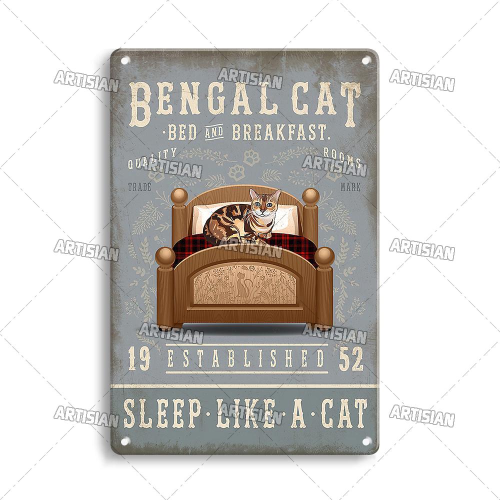 Артизан Кот Ретро Металлический Знак Забавный Питомец Винтажный Знак Декоративная Жестяная Табличка Гараж Бар Паб Клуб Кухня Дом Человек Пещера Настенный Декор