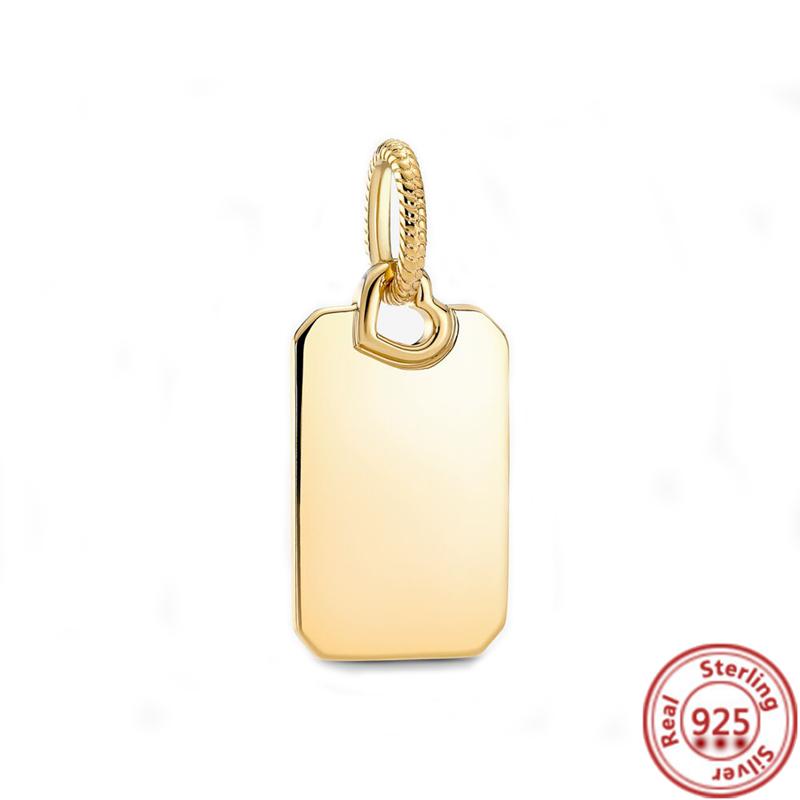 Медь 925 пробы Золотое Сердце Любви Четырехлистный Клевер Ангел Солнце Дерево Перья DIY Бусины Подходят для Оригинального Шарм-браслета Pantaro Мелкий Циркон