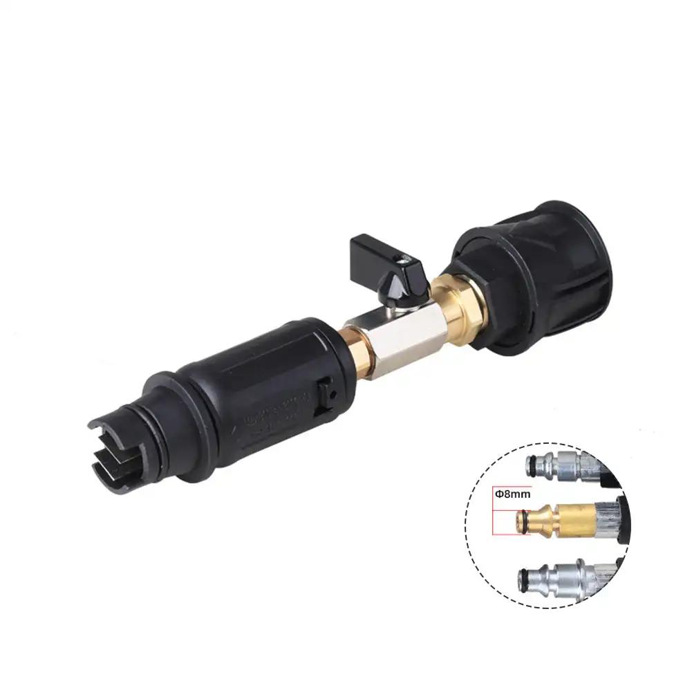 Распылитель для мойки высокого давления с быстроразъемным соединением, регулируемый угол 3000 фунтов на кв. дюйм для соединителя Krcher 8/9 мм, насадка для мойки автомобиля