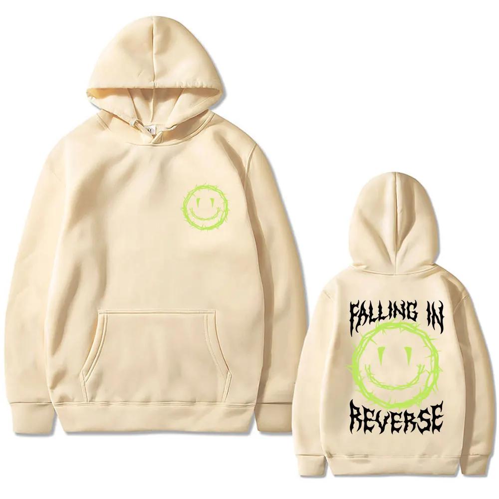 Rock Band Falling in Reverse Graphic Hoodie Men Women Clothing Fashion Casual Oversized Sweatshirt Male Hip Hop Vintage Pullover