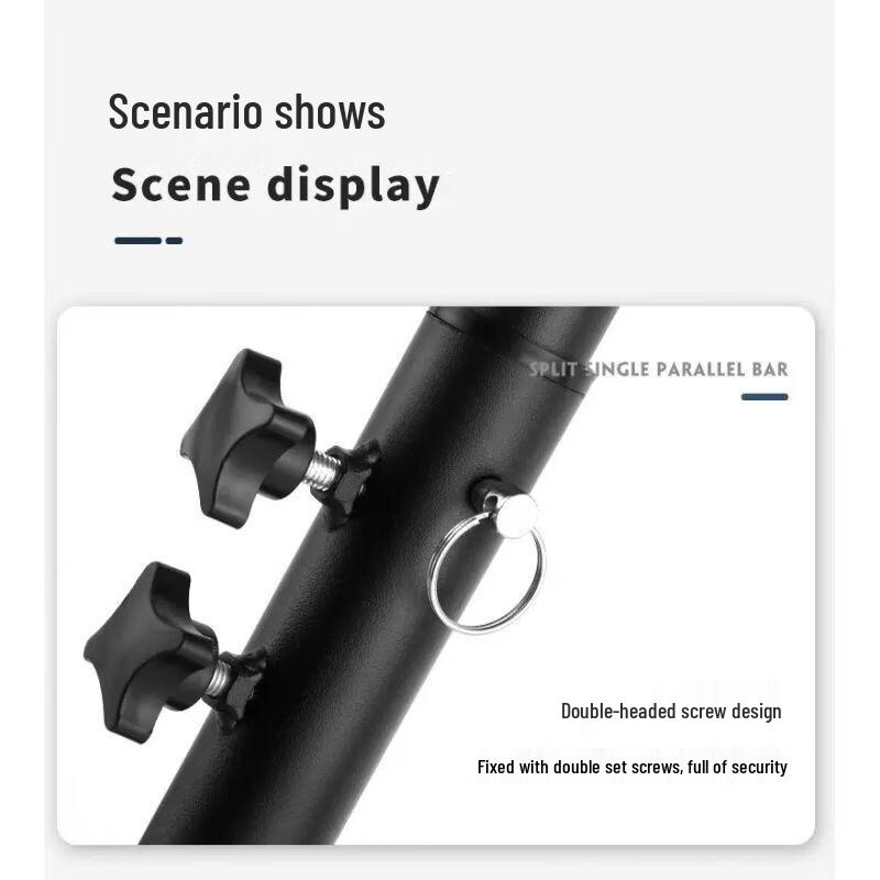 Punch-free Indoor Pull-up & Dip Bar Set