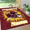 Custom Name Kansas City Chiefs Helmet Carpet Rug Customizable Soft Washable Anti-Slip Home Living Room Sofa Mats Personalized Rug. 0909425