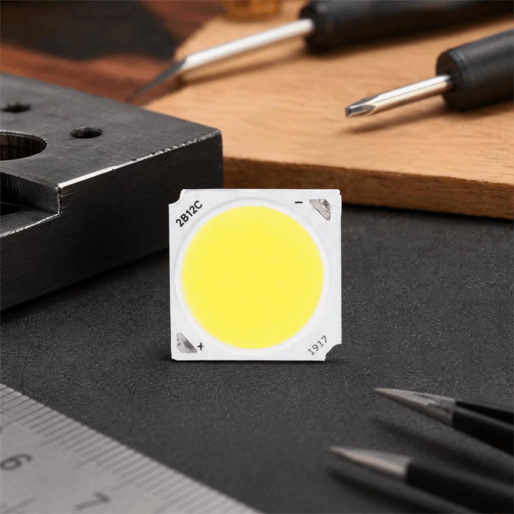 12PCS 1080LM High Power LED Chip 12W Round LED Chip Easy COB Light Source DIY Indoor Lighting