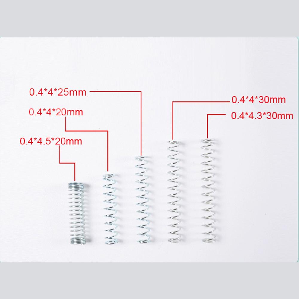 0.4x4mm Small Compression Spring, 10/20/50Pcs Precision Pen Core Return Spring