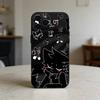 Обои boykisser Чехол для телефона Для iPhone 17,16,15,14,13,12,11 Plus,Pro Max,SE4 Мягкий силиконовый Черный чехол