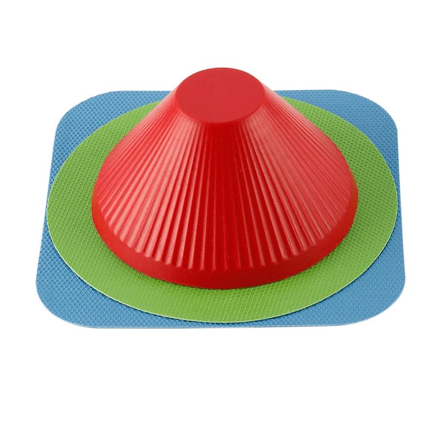 1/1pcs Rubber Can Opener Jar Opener Gripper Pads Non-Slip Silicone Jar Grippers For People With Low Strength Kitchen Gadgets