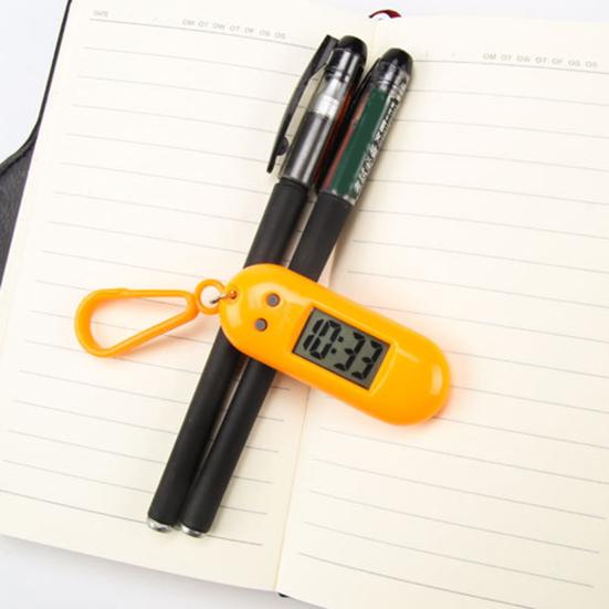 Электронные часы с бесшумным дисплеем, портативные, студенческие, ЖК-цифровые, для экзаменов, учебы, настольные, брелок