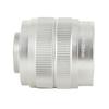 35mm F1.7 C Mount Television TV Film Fixed Focus Mirrorless Camera Lens Accessorysilver