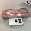 3D милый силиконовый чехол с клубникой для iPhone 16 11 15 Plus 12 14 17 13 Pro Max, милый чехол для телефона для детей и девочек