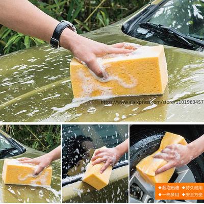 Большая Губка для Мытья и Чистки Автомобиля, Коралловая Губка-Соты, Губка для Полировки и Ухода за Автомобилем