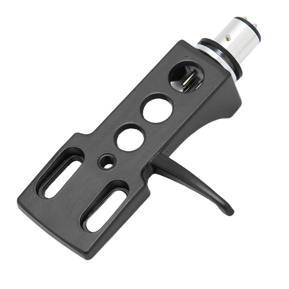 4 Connection Wires Vinyl Stylus Holder Aluminium Alloy Turntable Headshell Mount For DJ Use