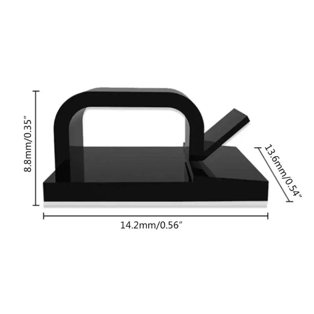Clips Wire Arrangement 10/50PCS Cable Clearance Attache Electrician Pushing Tape Home Protector Guiding Line WINDER Fixations