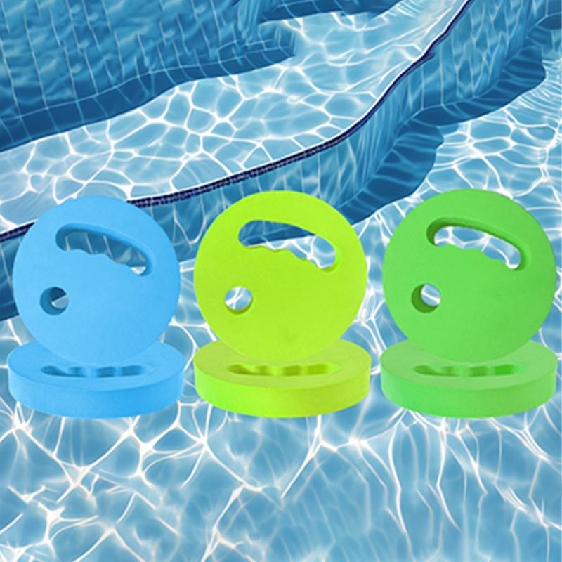Swimming Hand Paddles Round Foams Resistance Discs For Water Aerobics Pool Exercise Adult Beginner Training Gear