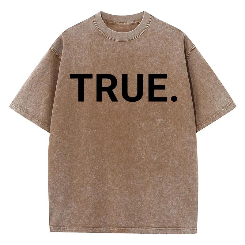 Правда. Футболка Alphabet Art Design для мужчин, футболка с заниженными плечами, дышащая, энергичная, футболки, комфортная одежда Harajuku