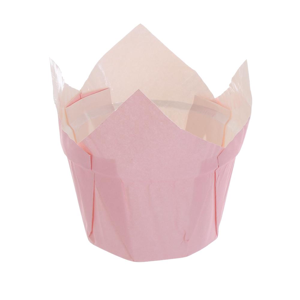 И кухонная утварь Противень для торта Формочки для кексов из жиронепроницаемой бумаги Формочки для кексов Форма для выпечки тюльпанов