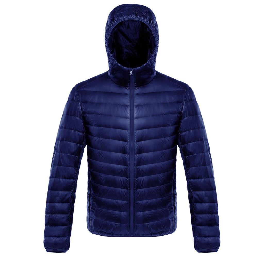 Легкий пуховик, мужской короткий пуховик с капюшоном, зимняя мужская куртка на белом утином пуху, супер легкий пуховик, мужская одежда