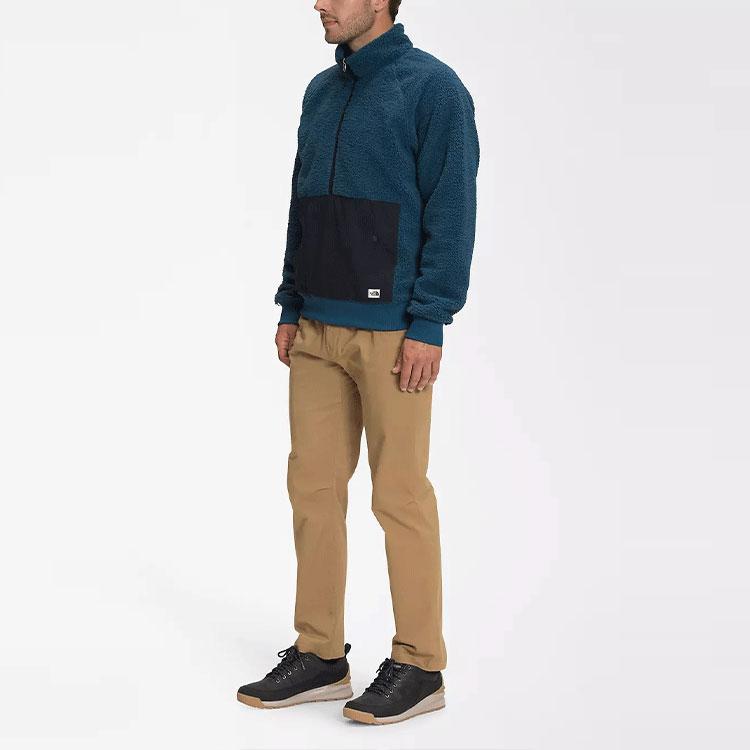 THE NORTH FACE Jackets Men's Turquoise Stand Collar Thickened Straight Fit NF0A5A82-BH7