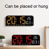 Electronic Digital Clock With 5 Modes, Big Digits, Sleep Button, Voice Control, Adjustable Brightness Table Clock