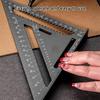 Speed ??Square, Triangle Carpenter Square, Triangular Right Angle Ruler - Portable Marking Gauge, Multifunctional Carpentry Tool for Carpenters and De